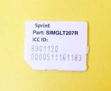 USED SPRINT MICRO SIM CARD RESTORING TEST CELL PHONE BYPASS UNLOCK UNLOCKING