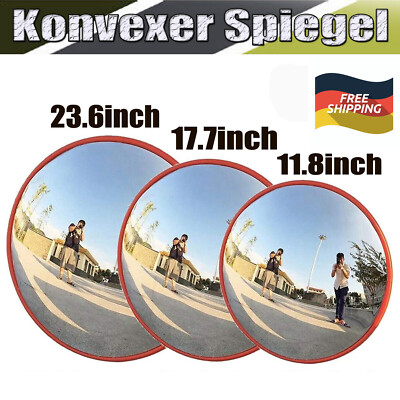 Verkehrsspiegel Sicherheitsspiegel 30/45/60cm Panorama Überwachung Konvexspiegel