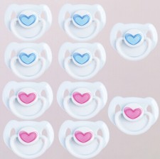 10X Pacifiers Magnetic Pacifier Dummy for Reborn Baby Doll Accessories DIY Toy