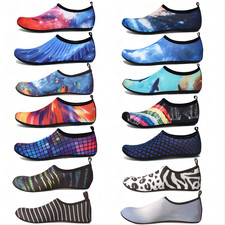 Mens Womens Water Shoes Aqua Socks Beach Swim Wetsuit Shoes Non Slip UK Size