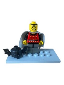 Lego Minifigure cas022 Fright Knights - Bat Lord with Cape 6099 6007 6097 6047