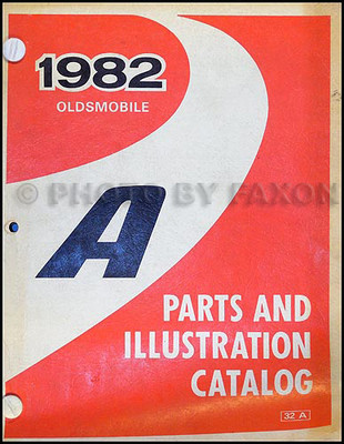 1982 Oldsmobile Cutlass Ciera Teile Buch Original Alte Illustrierte Katalog