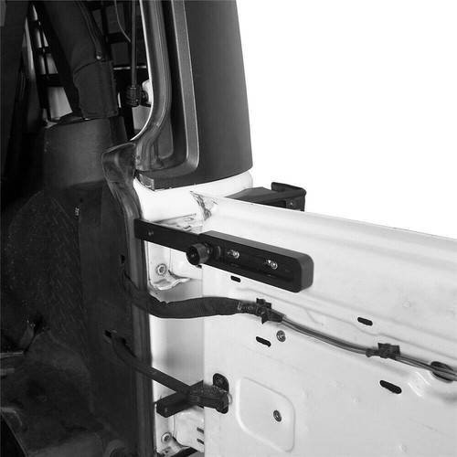 Aluminum Rear Door Tailgate Stopper Locked Steel for Jeep Wrangler JK 2007-2018 - Picture 4 of 11