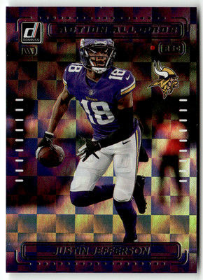 Panini Football NFL Donruss 2022 No. AP-9 Justin Jefferson Action All-Pros Holo