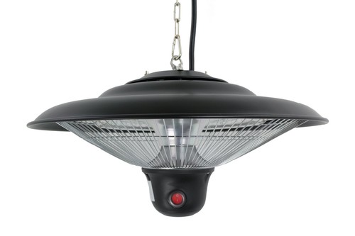 HIL-PHE-1500BR Electric Gazebo Indoor/Outdoor Heater with LED/Remote, 1500 Wa...