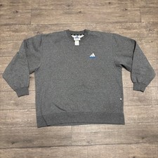 Vintage Adidas Gray 90s Crewneck Sweatshirt Sz L