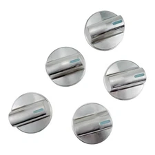5Pack 00658161 PS8731764 Gas Cooktop Burner Stove Knobs for Bosch Kenmore Ovens