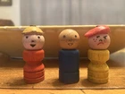 Fisher Price Set of 3 Figurines Little People Rare Vintage Hard to Find