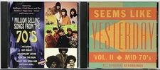 Hit Music 1970s Collection Pop Rock CD Lot Of 2 CDs *Mint Condition*