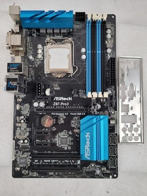 ASRock Z97 PRO3 LGA 1150 Intel Z97 Desktop Motherboard ATX DDR3