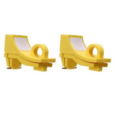 Image of 2x Miniature Circuit Breaker Lockout High Mechanical Strength Nylon Pin Out HOT