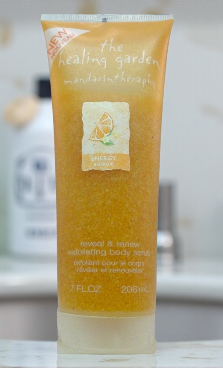 Целебный сад мандарина терапии отшелушивающий скраб для тела 7 унций 3790₽