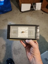 AIRGUIDE Instrument VINTAGE MCM Weather Desk BAROMETER USA Retro Mid Century