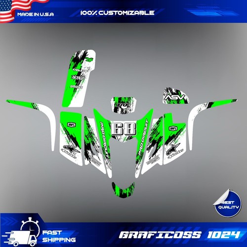 Kit de gráficos envolvente gráficos Kawasaki KFX 400 2003-2008 - Imagen 2 de 8