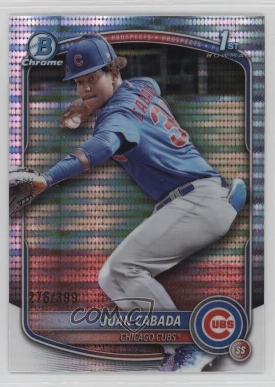 2025 Bowman Chrome Prospects Pulsar Refractor 276/399 Juan Cabada #BCP-207 ns2