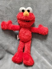 Hasbro Sesame Street Elmo Red Plush Stuffed Animal Medium Washable 2013