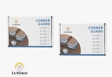 LuNiko Baby Proofing Corner Guard Dual Pack 36-Pieces Safe Clear Edge Protectors