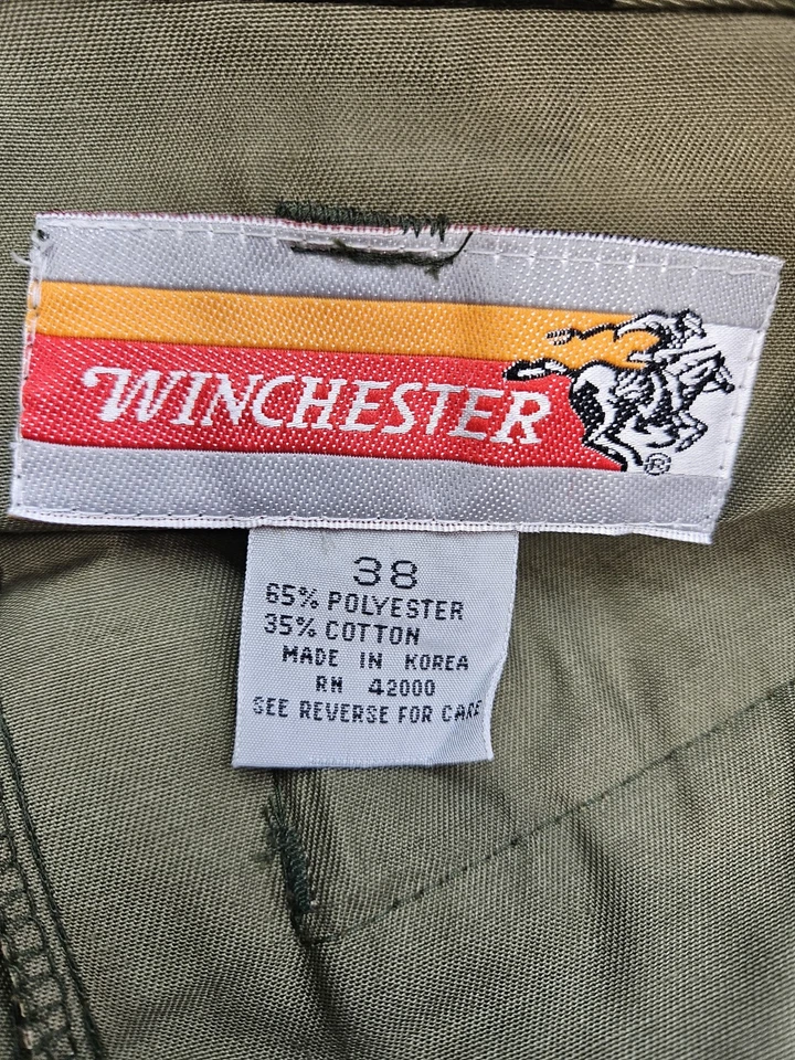 BRAND NEW VINTAGE  WINCHESTER WOODLAND CAMO CARGO HUNTING PANTS 70-80'S - Image 4 of 4