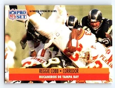 1991 Pro Set Spanish #308 Reggie Cobb Fresh Break EX-EXMINT