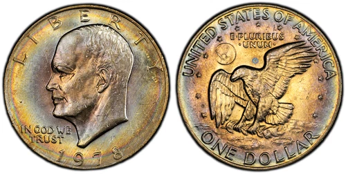 1978-P Eisenhower Dollar — photo from the most recent tracked eBay sale