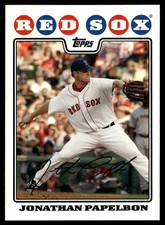 2008 Topps Jonathan Papelbon Boston Red Sox #250