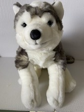 Animal Alley Husky Plush Dog 22  Wolf Large Laying Stuffed Toys R Us