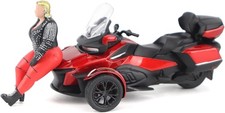 DIECAST MASTERS - Moto de couleur rouge - CAN-AM Spyder RT Limited - 1/32 - D...