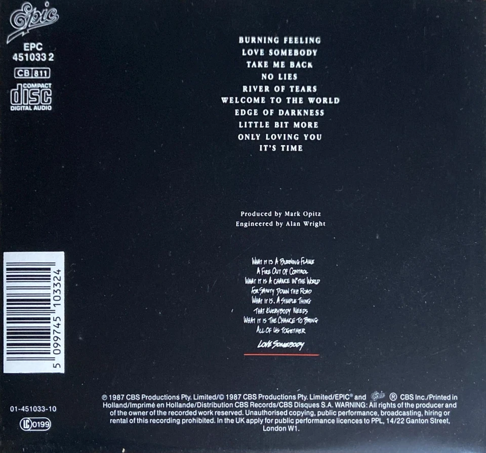 EUROPE CD ALBUM NOISEWORKS RARE COLLECTOR EXCELLENT ETAT 1987 - Photo 2/3