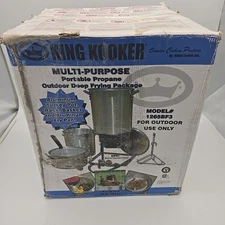 King Kooker 1265BF3 Portable Propane Outdoor Deep Frying/Boiling Package NIB 