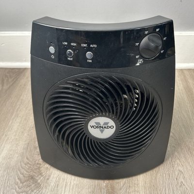 #ad Vornado Whole Room Electric Space Heater Portable AVH4 Black Vortex Tested 1500W $29.99