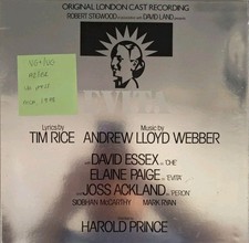 Andrew Lloyd Webber And Tim Rice Evita Vinyl Record LP VG+/VG MCG 3527 1978