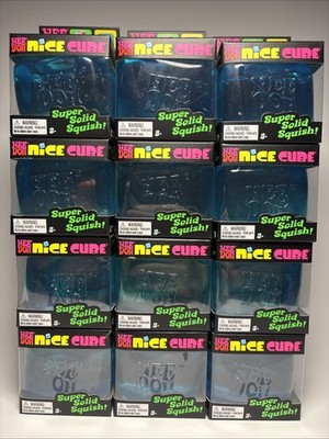 NeeDoh Nice Cube Super Solid Squish Cube | 1 Full Case (12 Cubes) NEW AUTHENTIC