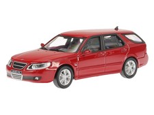 Saab 9-5 Combi 1998 red diecast model car 46680 Cararama 1:43