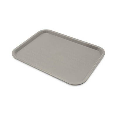 Basket Weave Gray Cafeteria Tray, 12'' x 16'' - Durable & Stylish Dining Solution
