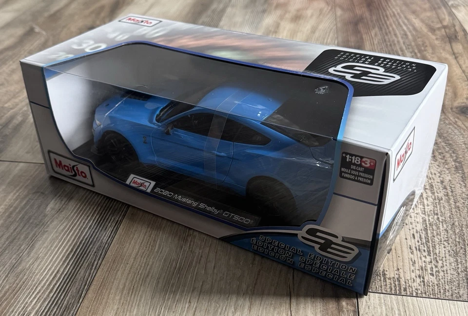 Maisto 2020 福特野马 Shelby GT500 特别版 - 1: 18 比例 🌟 密封!! — 第 2/4 张图片