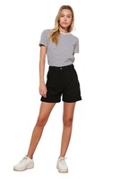 Trendyol Damen Basic And Bermuda Casual Shorts, Schwarz, 38 EU