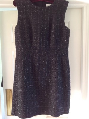 warehouse sparkle tweed dress