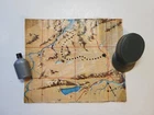 Original Vintage GI Joe Adventure Team Map, Hat, Canteen 12 Inch Figure