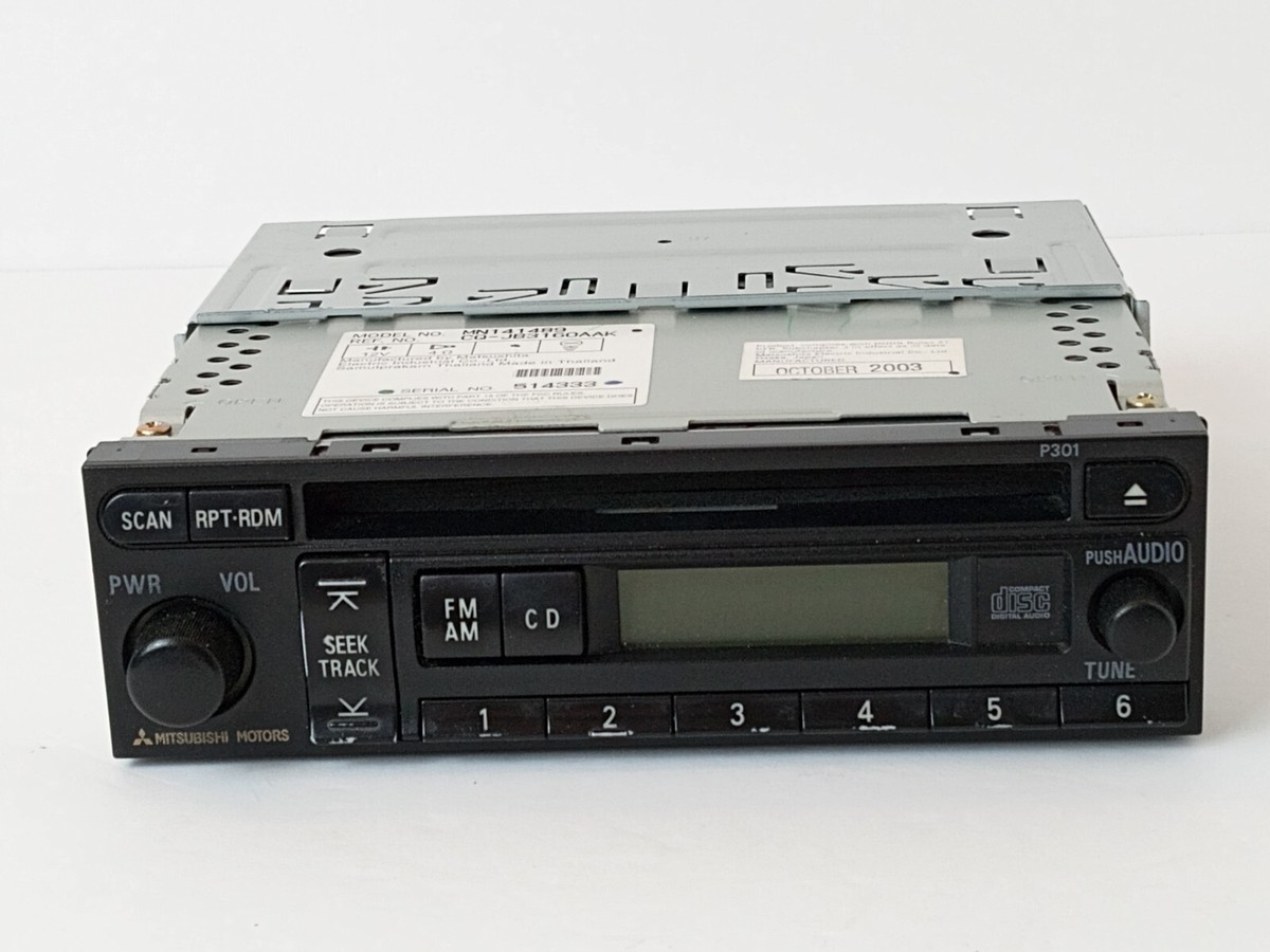 2003 Mitsubishi Lancer Radio Receiver AM/FM/CD Model 2003 Mitsubishi Lancer Radio Receiver AM/FM/CD Model