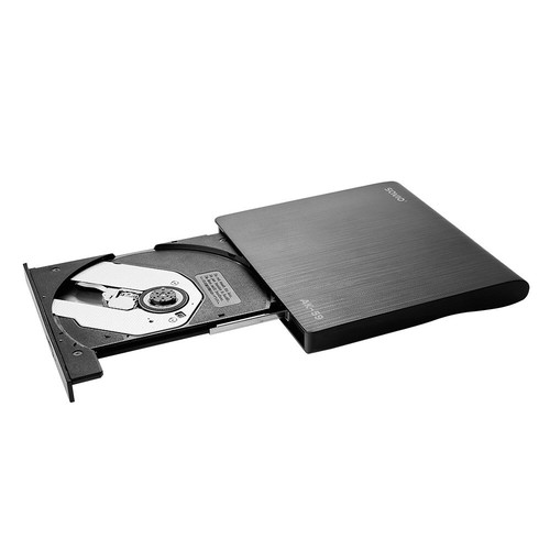5901986047933 SAVIO AK-59 External slim CD/DVD Recorder R/RW - USB-C/USB-A, blac - Afbeelding 5 van 6