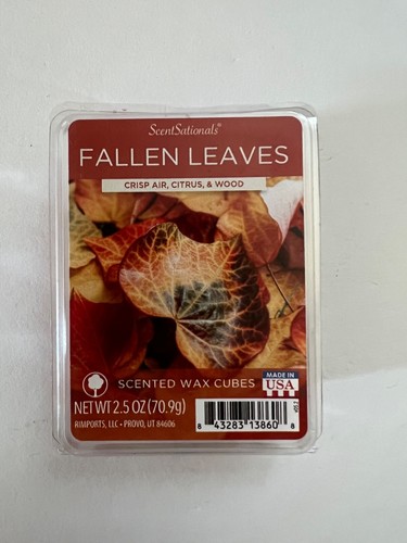 ScentSationals FALLEN LEAVES Scented Wax Cubes 2.5 Oz NEW!