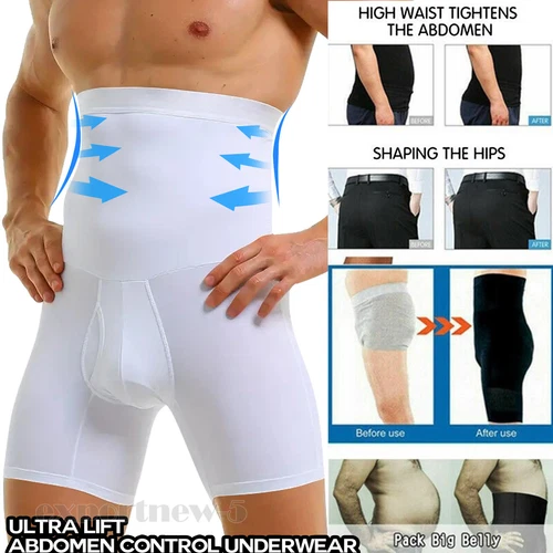 Faja Colombiana para Hombre Cintura Alta Boxer Faja Pantalones Prendas Modeladoras Body Modeler - Imagen 1 de 29