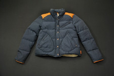 Penfield Trailwear Puffer Jacket Women's Medium M Leather Blue 60 / 40 5524t