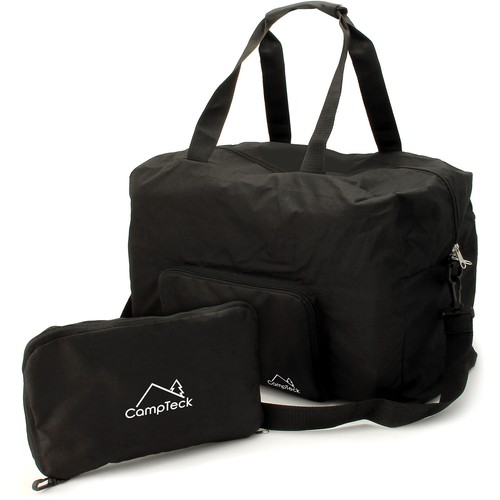 Nero Borsa da Viaggio Pieghevole 38L Bagaglio a Mano Aereo Palestra  Campeggio | eBay