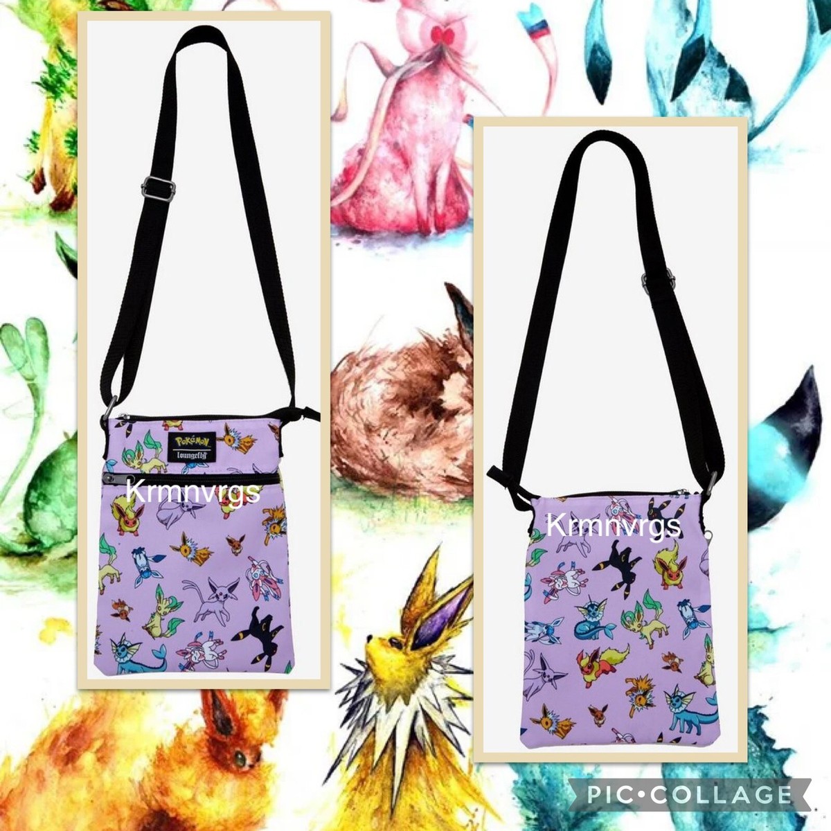 【Loungefly】★ポケモンコラボ★ Eevee Cosplay Passport Bag Loungefly: Pokemon Eevee Cosplay Passport Bag - Merchoid