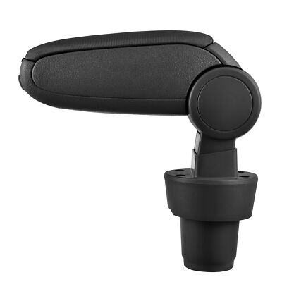 LP Trade Centrale armleuning Polo 5 V 6R 6C | accessoire voor opbergconsole en armsteun met organizervak | reserveonderdeel voor in de auto | zwart kunstleer - rode naad