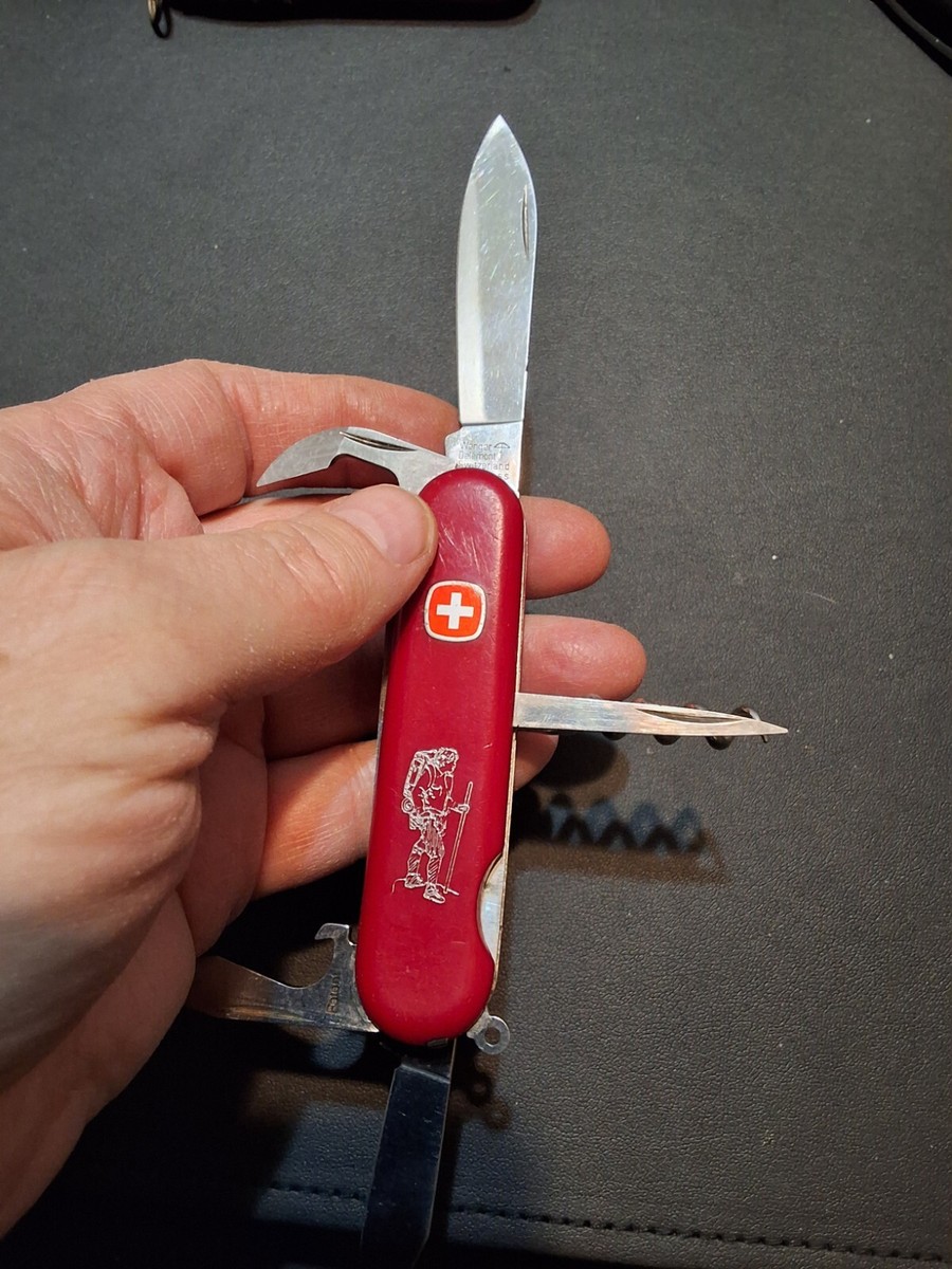 WENGER DELEMONT SWISS ARMY KNIFE FACTORY ENGRAVED HIKER 10 TOOL | eBay