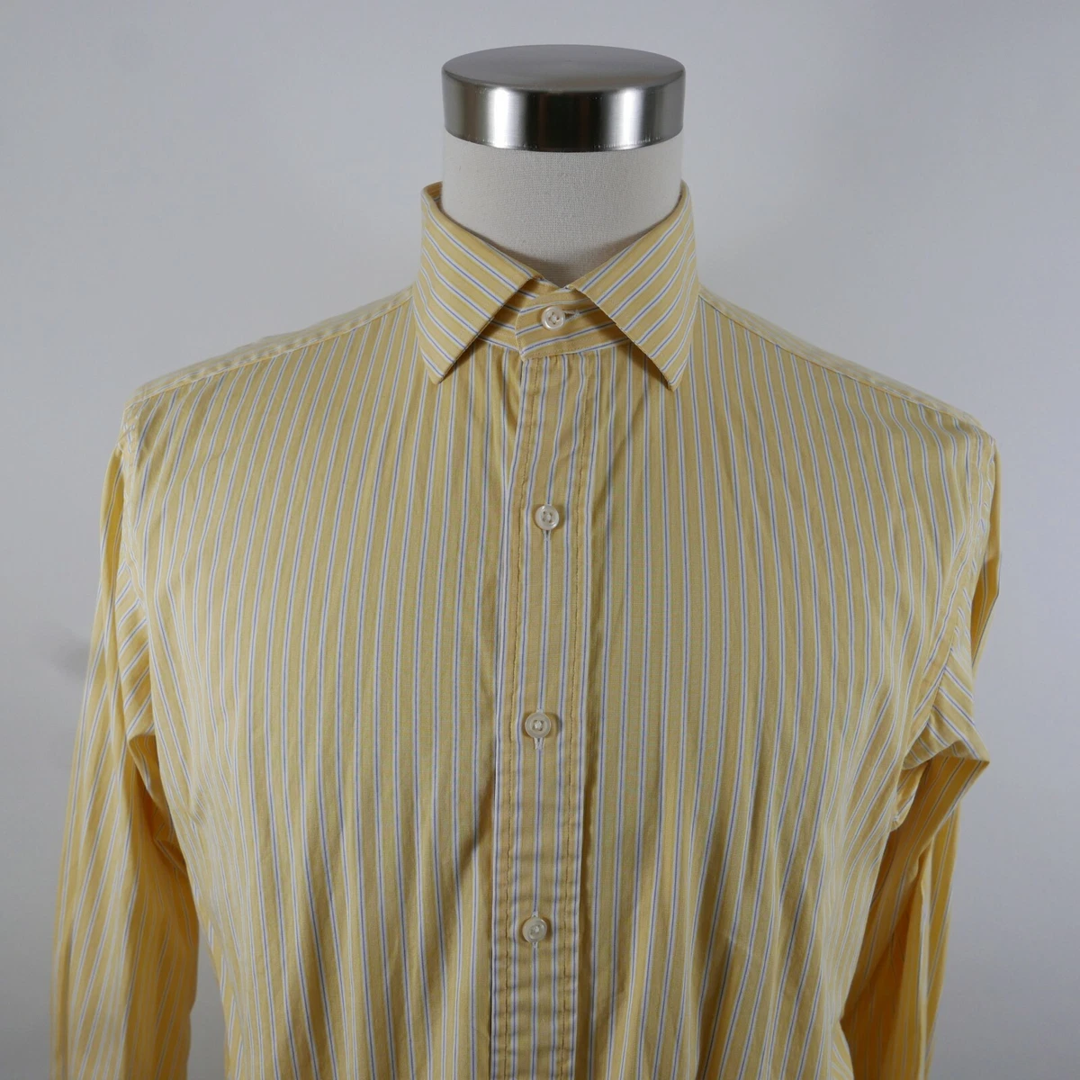 Polo Ralph Lauren Mens Regent Classic Fit LS Button Up Yellow