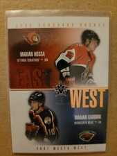 2003 Pacific Vanguard East Meets West #8 Marian Hossa/ Marian Gaborik