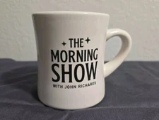 M Ware Heavy Coffee Mug "The Morning Show" John Richard's Restaurant Style Mug 